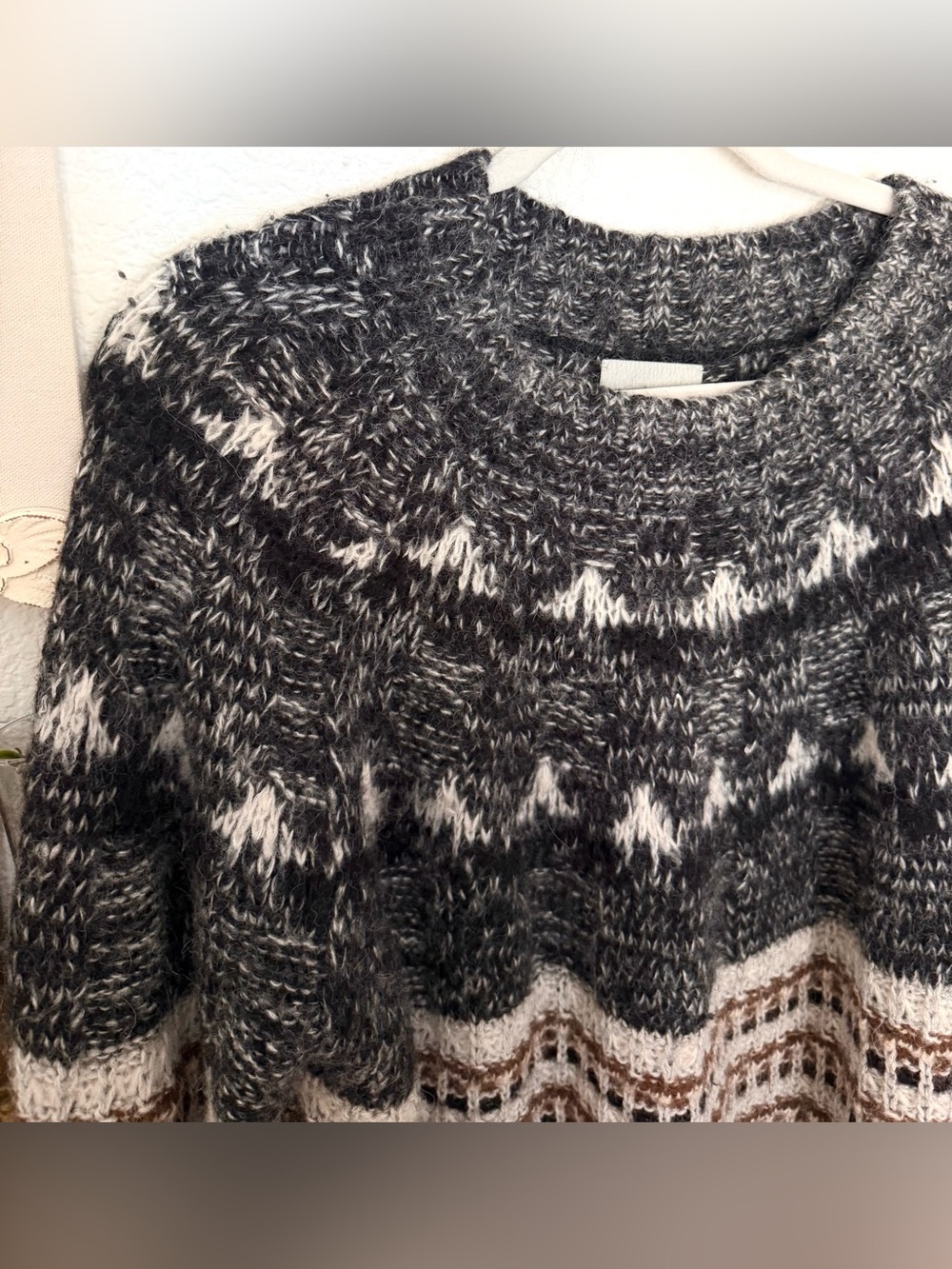 Rachel Comey Bernardo Alpaca Blend Sweater Oversized Long Knit Size Medium - Picture 6 of 8